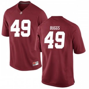 Men's Alabama Crimson Tide #49 Isaiah Buggs Crimson Game NCAA College Football Jersey 2403GFYC5